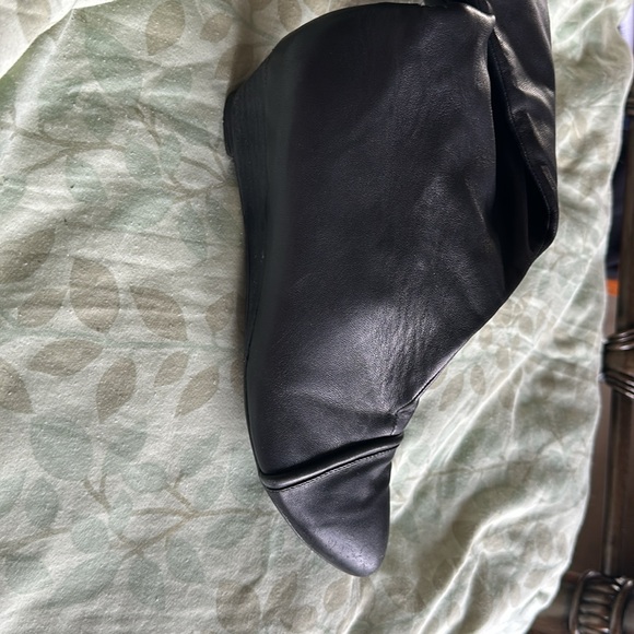 Black Leather Over-Knee “Swashbuckling” Boots Size 39 - Picture 7 of 8